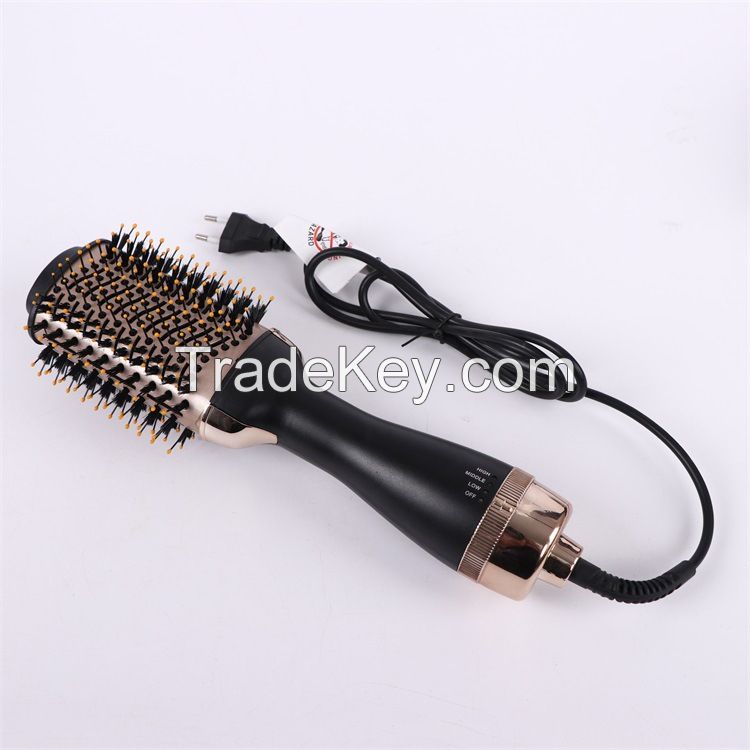 450F Ceramic Hot Air Brush Styler and Dryer Suitable for Straight and Curly Hair