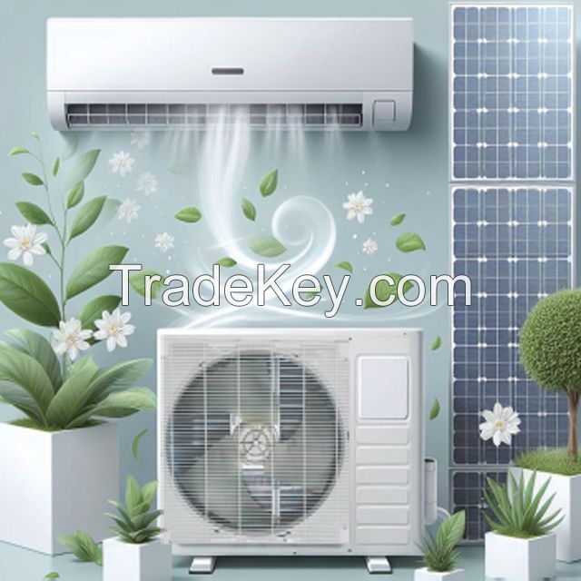Solar Air Conditioner AC DC48V Solar Powered Air Conditioner PV System 12000Btu 18000Btu 24000Btu Solar AC
