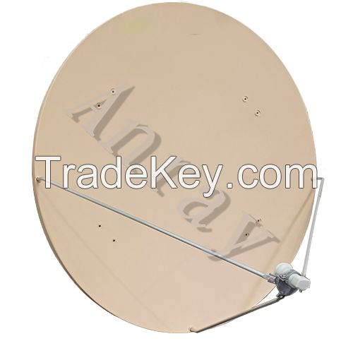 Fiberglass reinforced polyester 1M or 1.2M Ku-band offset satellite dish antenna