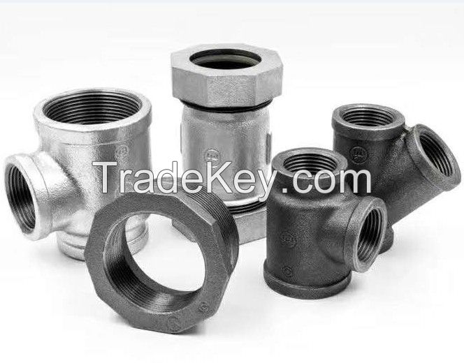 malleable cast iron fittings for security and plumbing