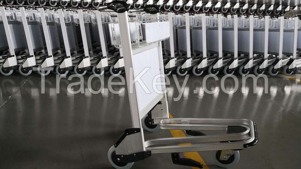 airport trolley Aluminium Alloy Airport Hand Cart brake airport trolley