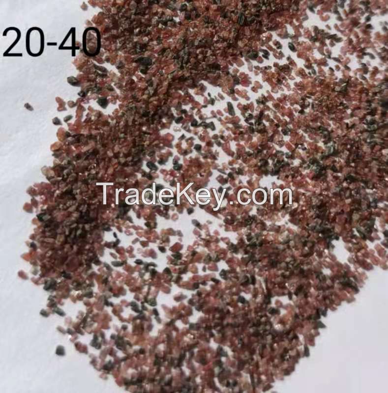Garnet sand 20-40 mesh 20/40 mesh for sand blasting abrasive