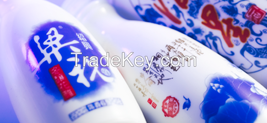 automatic 2-4 color round bottle flat oval shape container rotary press silkscreen printing machine
