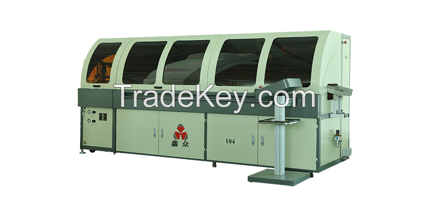 auto shuttle transfer medicine  glass bottles screen printing machine