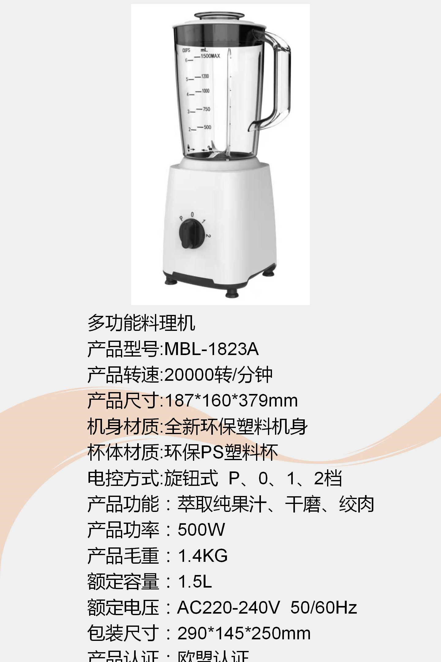 1.5L2L business grinder meat grinder