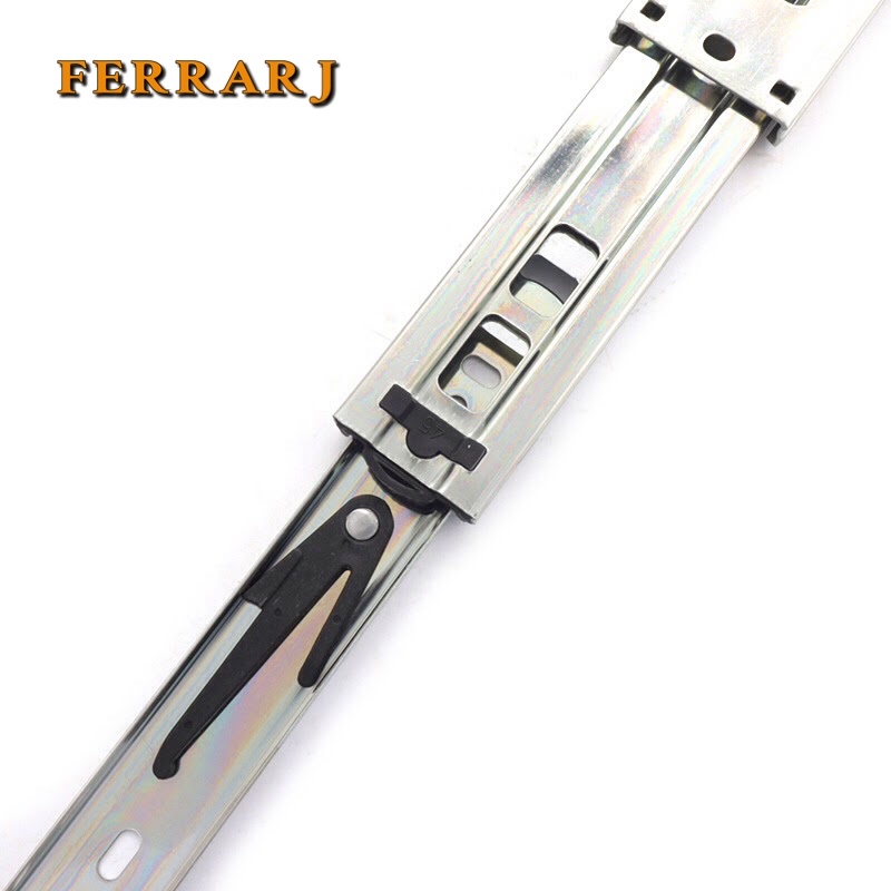 FERRARJ Full Extension Telescopic 3-Folds Three sections Ball Bearing Drawer Runners