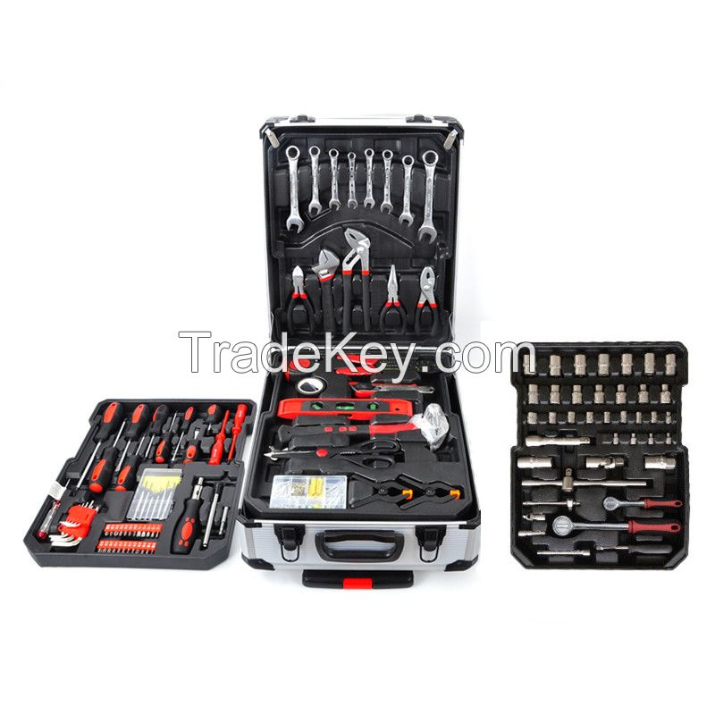 Twerkzeugkoffer tools Box Set Mechanic Professional Hand Tool Kit for Car 187PCS Tool Set With Socket Wrench Set 1/2 3/8 1/4