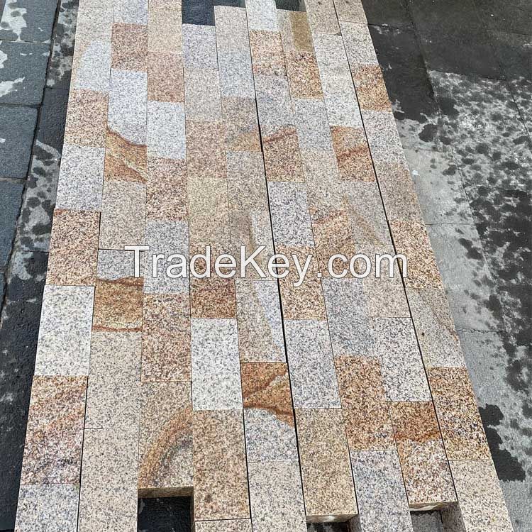 G682 yellow granite paving stone