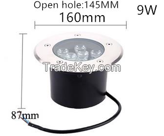 history discount buy one free one 9w 18w 6500K ac220v led underground light International export quality led recessed inground light