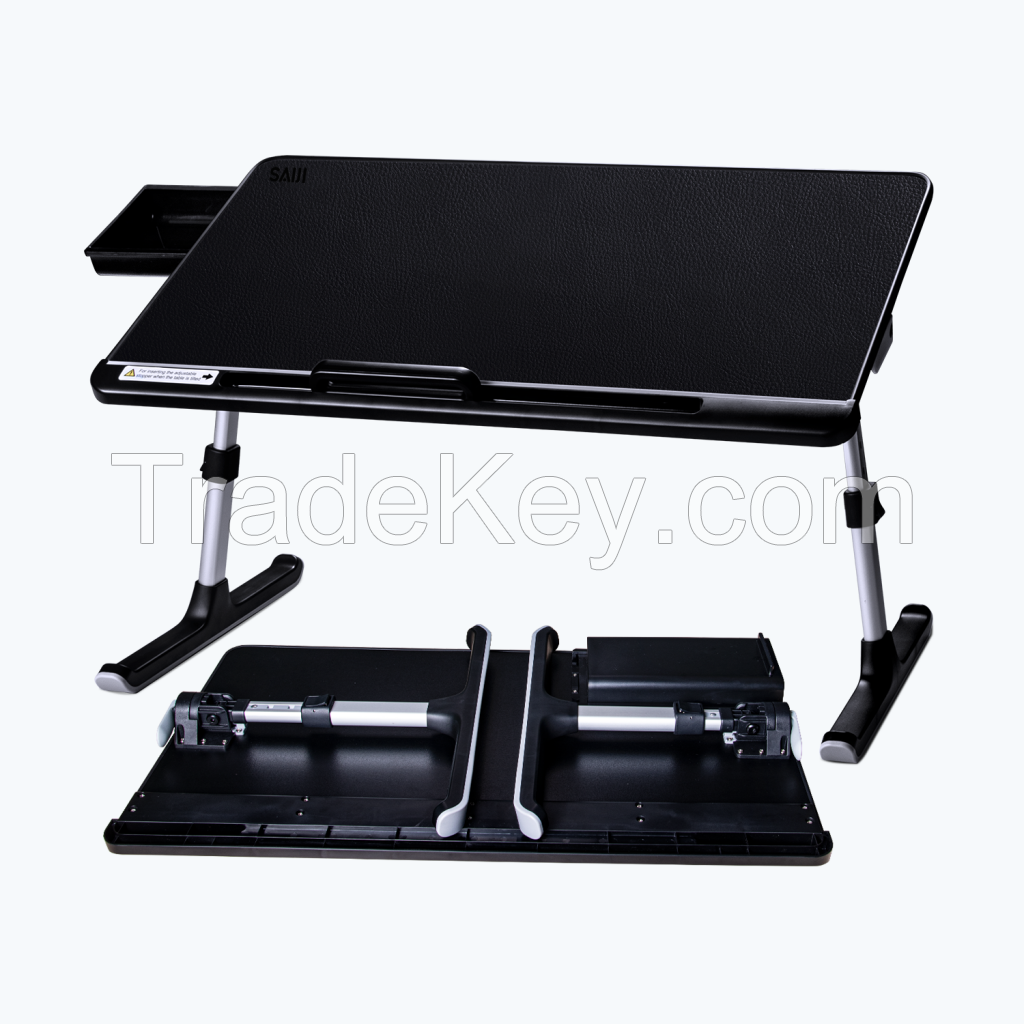  Original design folding table height adjustable desk bedside table portable laptop stand for bed standing laptop table