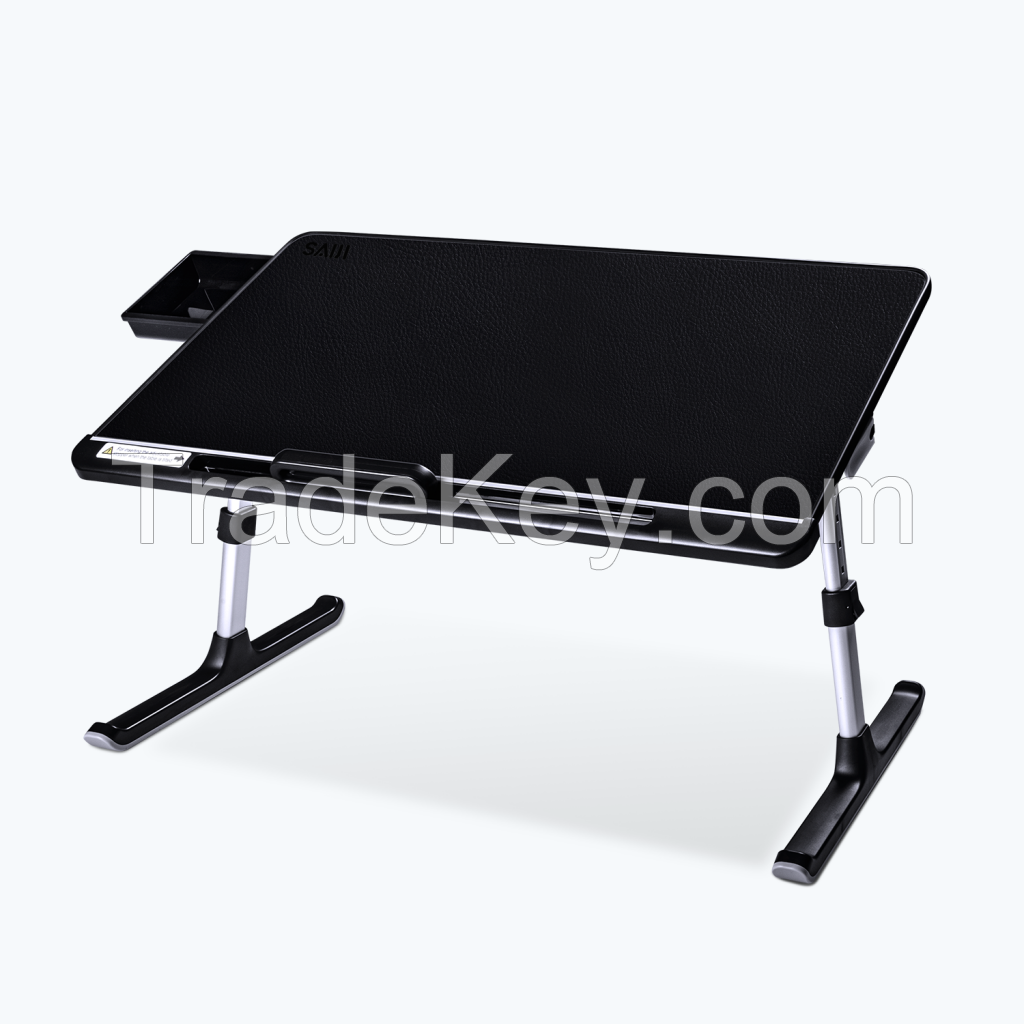  Original design folding table height adjustable desk bedside table portable laptop stand for bed standing laptop table