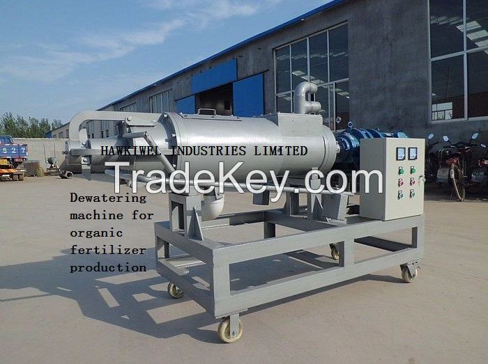 dewatering machine for sludge/animal dung waste