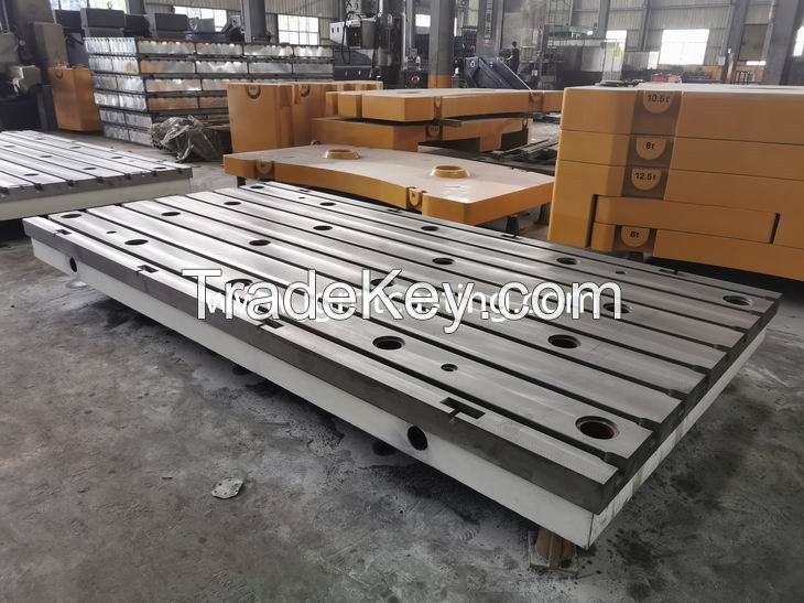 Cast Iron T Slotted Floor Plates