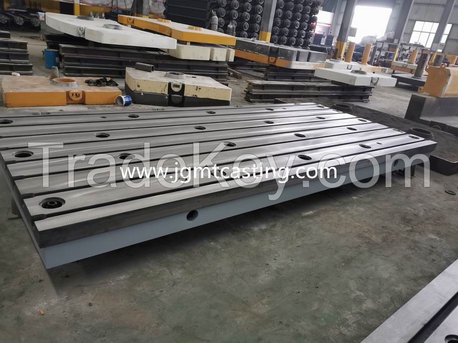 Cast Iron T Slotted Floor Plates