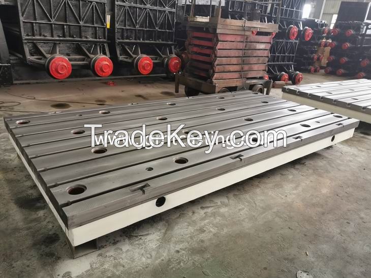 Cast Iron T Slotted Floor Plates