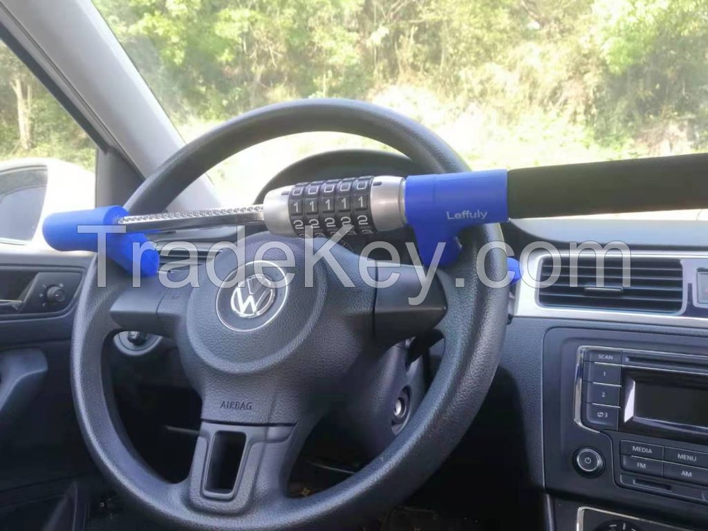 Leffuly code-car steering wheel lock with high quality