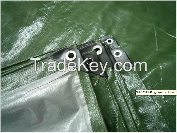 Army Green Color PE Rain cover Truck cover Tarpaulin