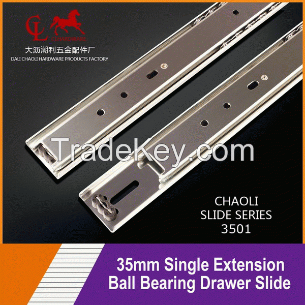 35mm Single Extension Drawer Slide