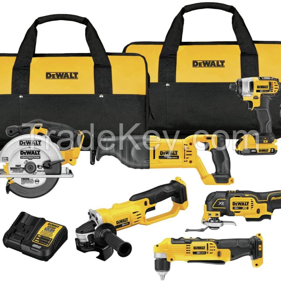 NEW original DeWalts 20-v Max Lithium Ion Cordless Combos Kits 15-Tools