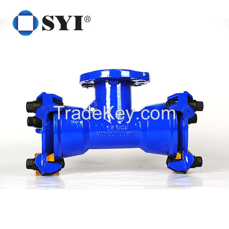 SYI ISO2531 Ductile Iron EX Joint Pipe Fittings For DI Pipe