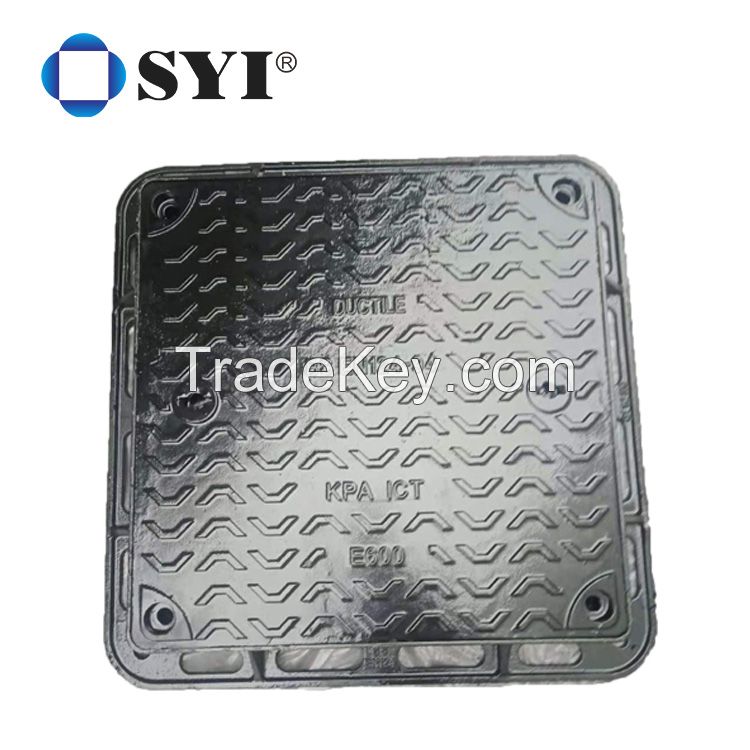 Municipal Heavy Duty EN124 E600 Ductile Iron Manhole Cover