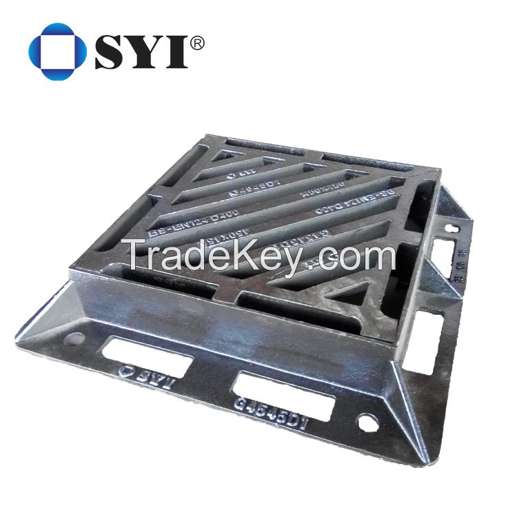 SYI En124 Outdoor Road Walkway Drainage Ductile Iron Grating