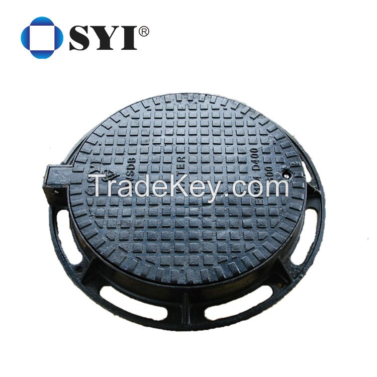 SYI Foundry Drain Cover EN124 D400 Casted Ductile Iron DCI Manhole Cover