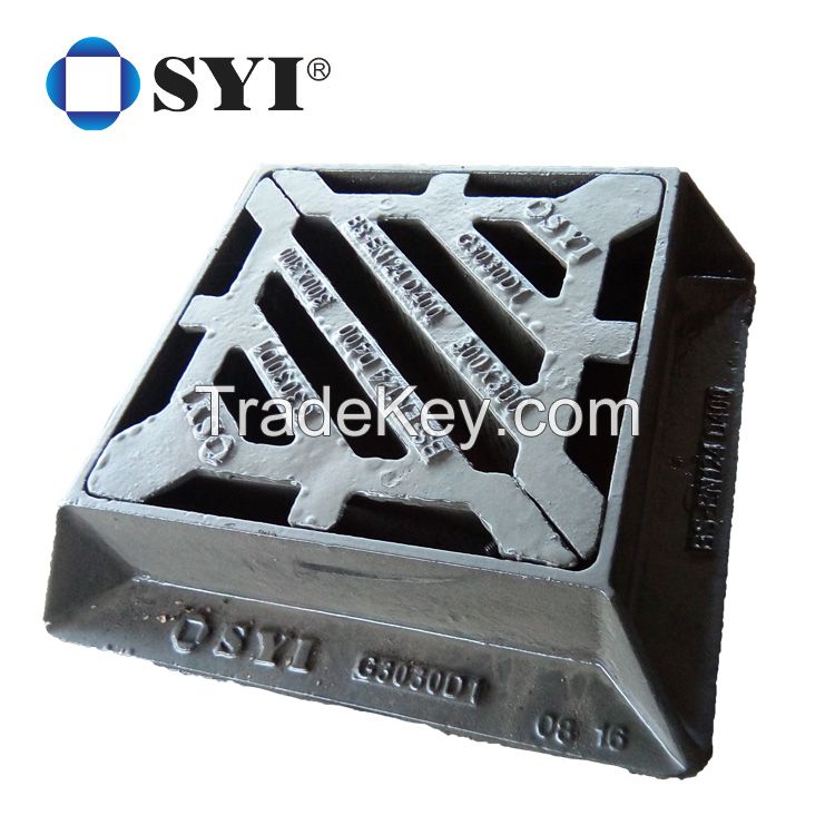 SYI En124 Outdoor Road Walkway Drainage Ductile Iron Grating