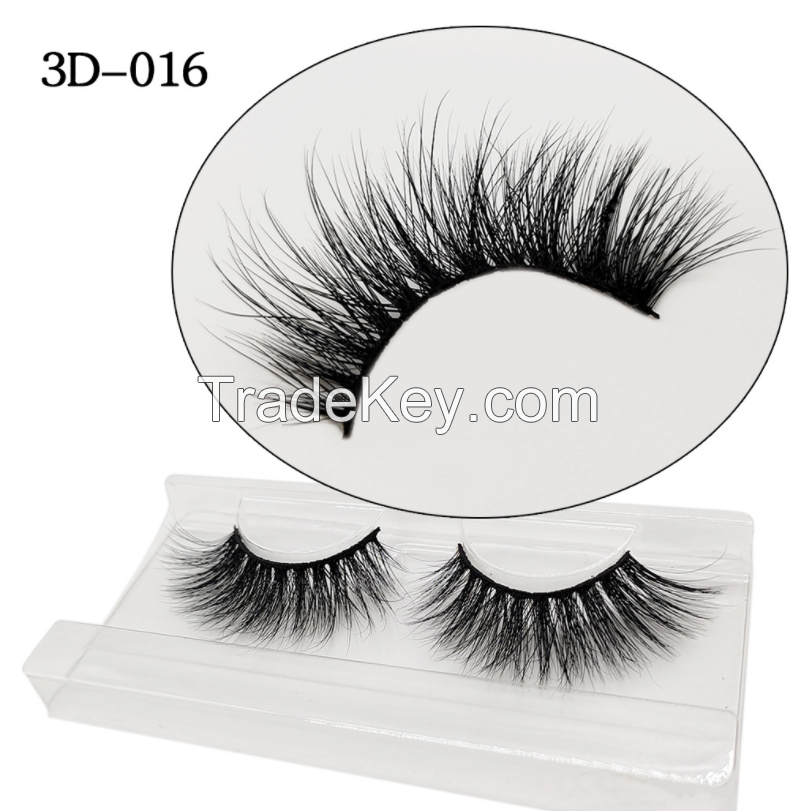 New fashion Eyelashes Sowal Silk Wholesale Private Label 3D Faux Mink Eyelashes 6D Faux Mink Lashes