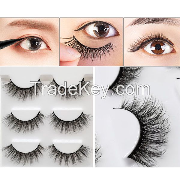 New fashion Eyelashes Sowal Silk Wholesale Private Label 6D Faux Mink Eyelashes 6D Faux Mink Lashes