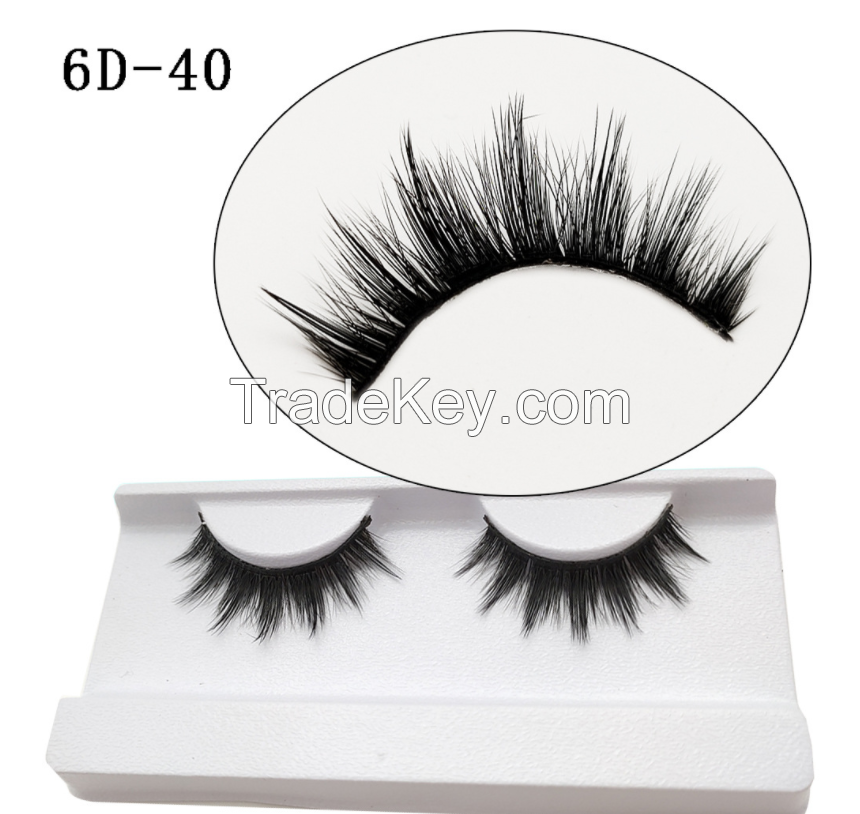 New fashion Eyelashes Sowal Silk Wholesale Private Label 6D Faux Mink Eyelashes 6D Faux Mink Lashes