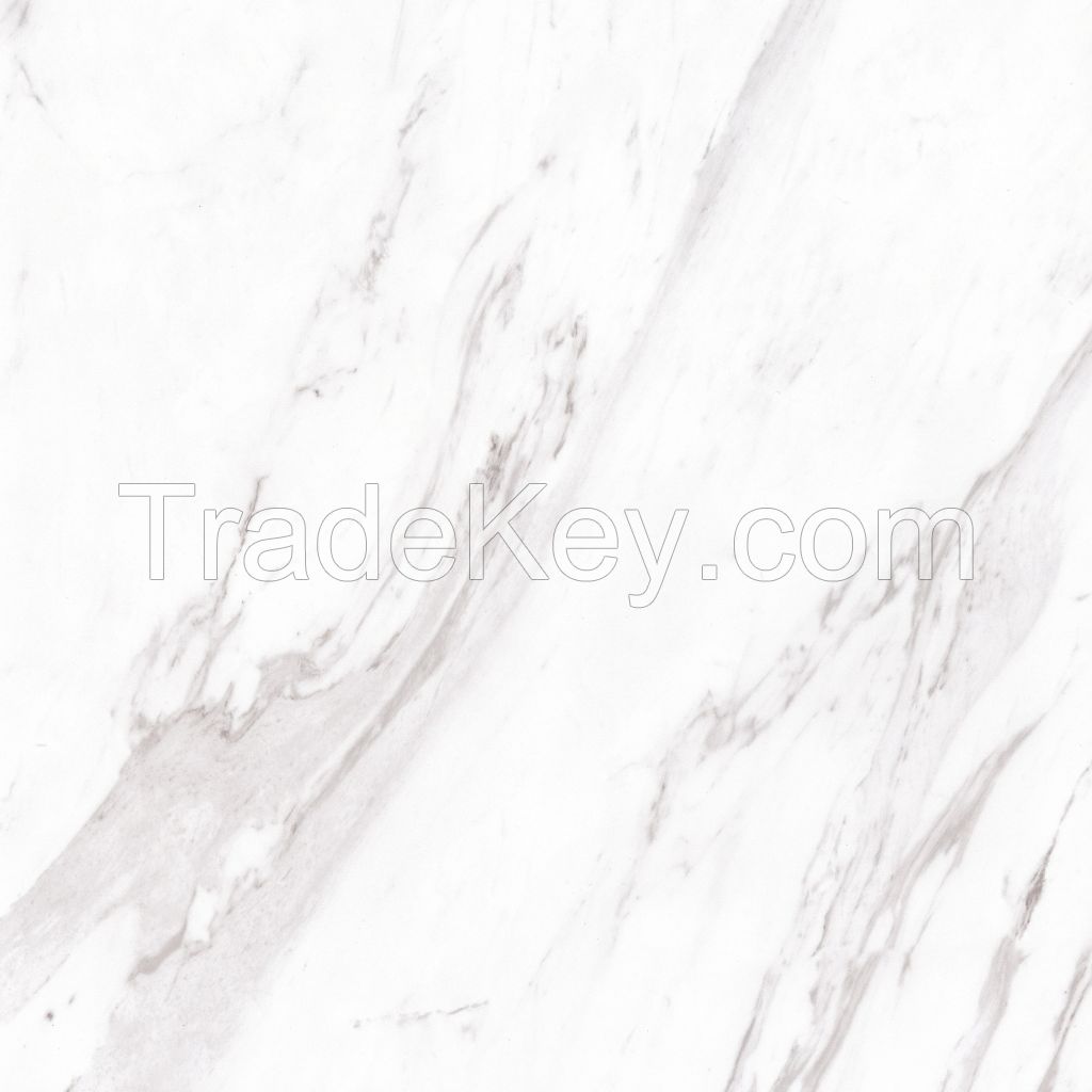 Upgrade 600x600mm White Fullbody Polished Marble Porcelain Floor Tiles