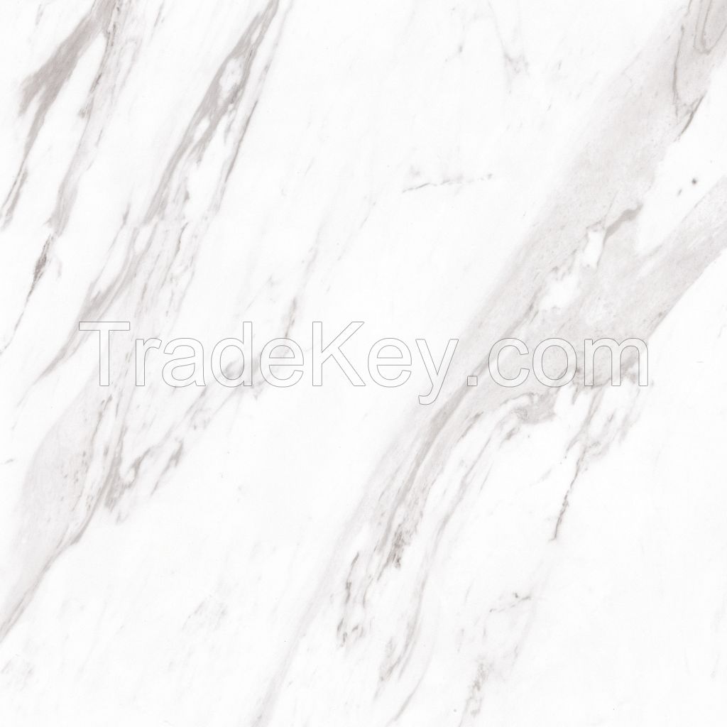 Upgrade 600x600mm White Fullbody Polished Marble Porcelain Floor Tiles