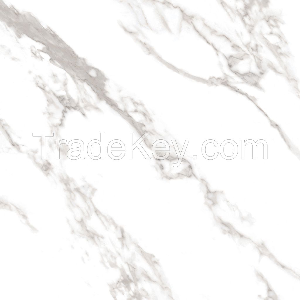 New Coming 24''x24'' White Fullbody Polished Marble Porcelain Floor Tiles