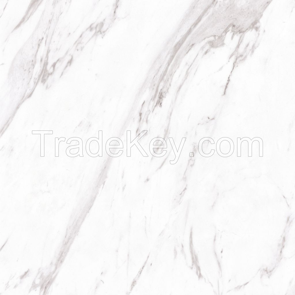 Upgrade 600x600mm White Fullbody Polished Marble Porcelain Floor Tiles