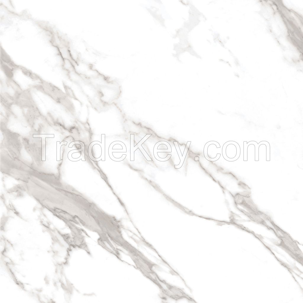 New Coming 24''x24'' White Fullbody Polished Marble Porcelain Floor Tiles