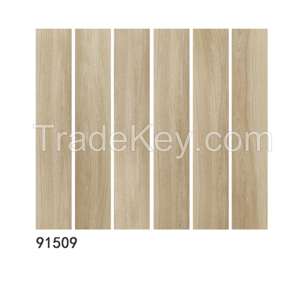 150*900mm Rectified Wooden Porcelain Floor Tiles