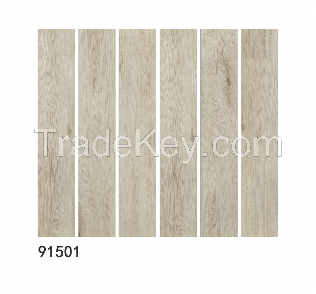 150*900mm Rectified Wooden Porcelain Floor Tiles