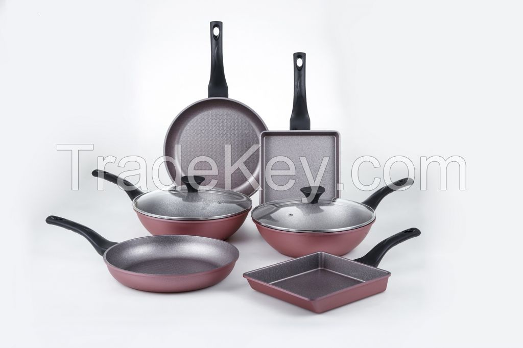 Stone Coating non-stick cookwares