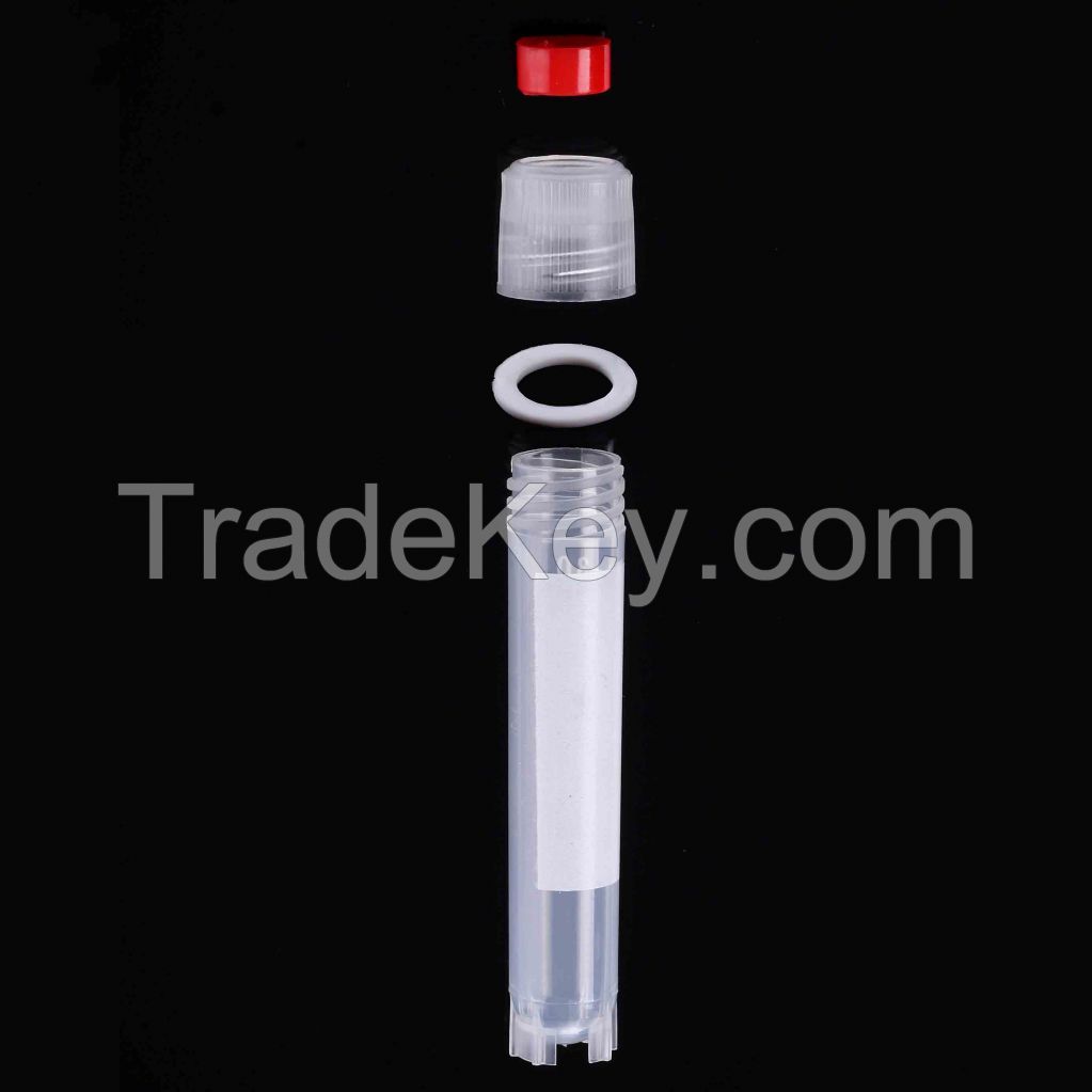 5.0ml External Thread Cryovial with Silicone Washer Seal