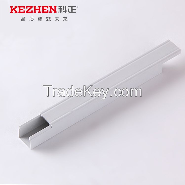 PVC Electrical Solid Cable Trunking with Adhesive Glue