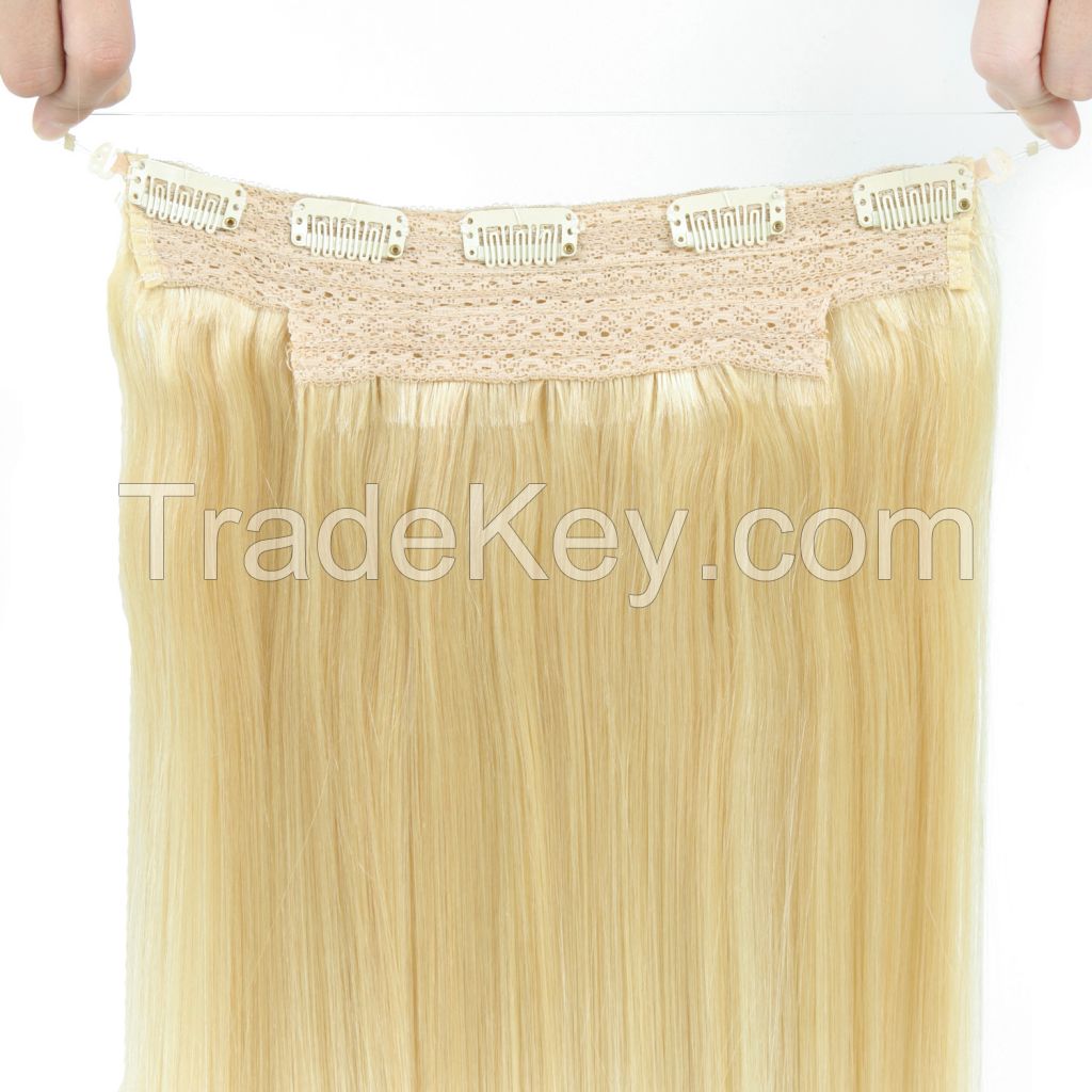 halo hair  flip in hair extensions natural human hair extensions