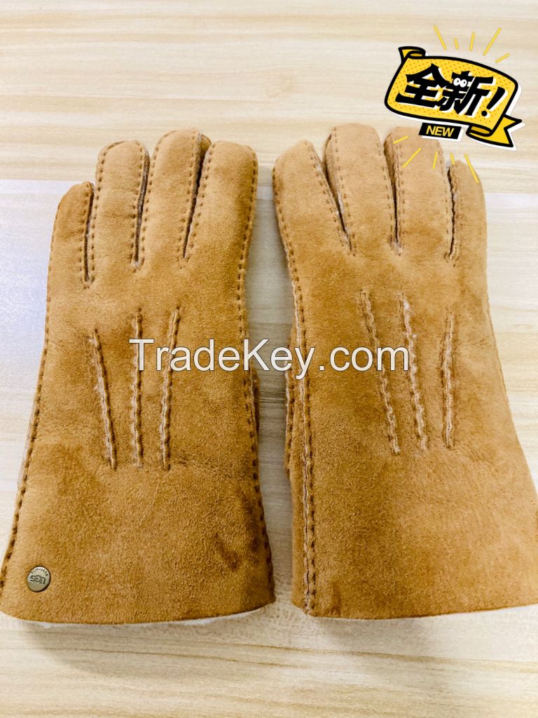 Australia double face sheepskin glove sheepskin mittens