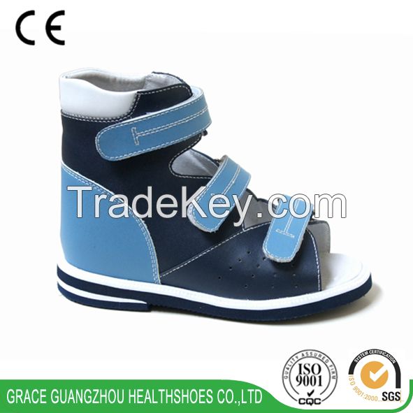 4711557 Kids Flat Foot Corrective Sandal Kids Orthopedic Leather Shoes