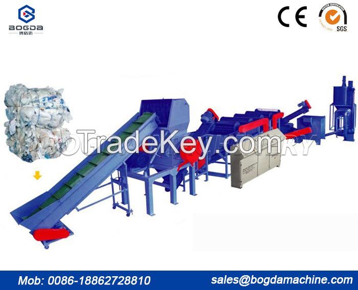 Waste Plastic PP PE Film Recycling Machine/PE Film Washing Line