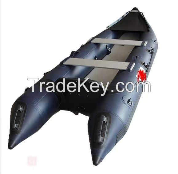 2022 Latest Design inflatable boat with motor Factory inflatable boat with air deck floor inflatable boats with CE certification