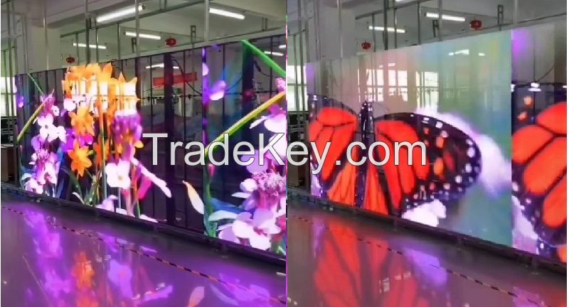 P3.9(7.8)Glass LED Curtain 1100cd