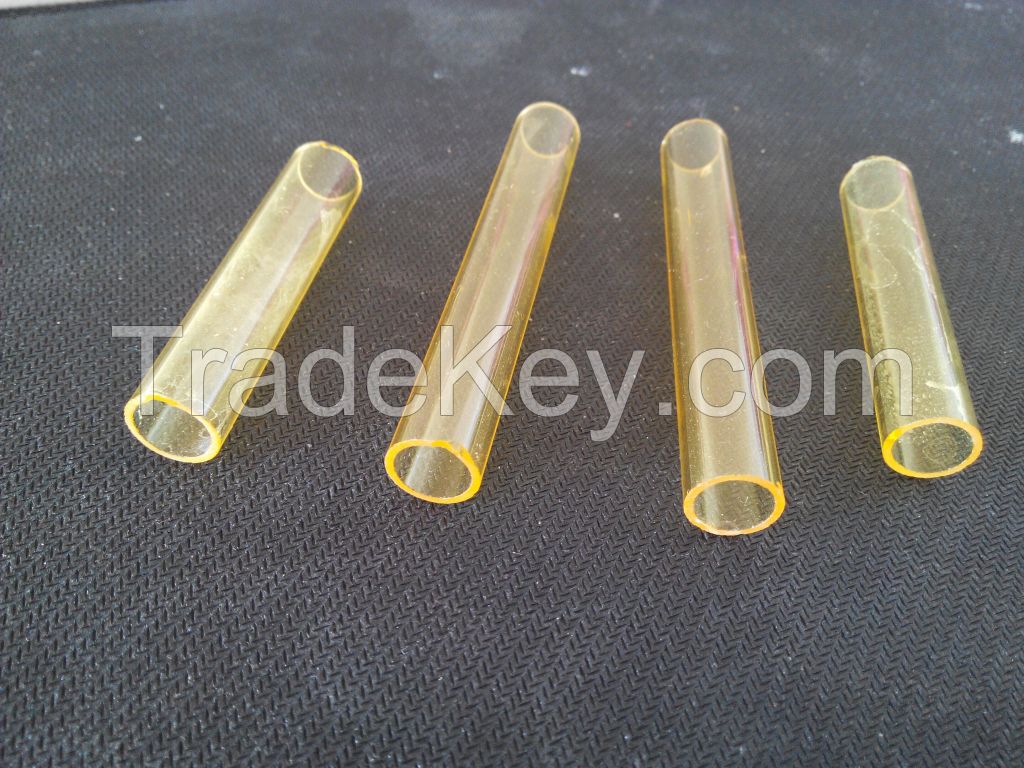 yellow quartz tube fused quartz tube quartz glass tube