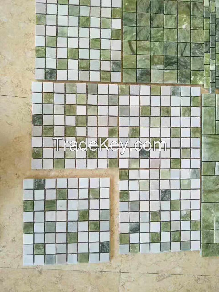 high quality natural marble stone mosaic tiles for kitchen backsplash