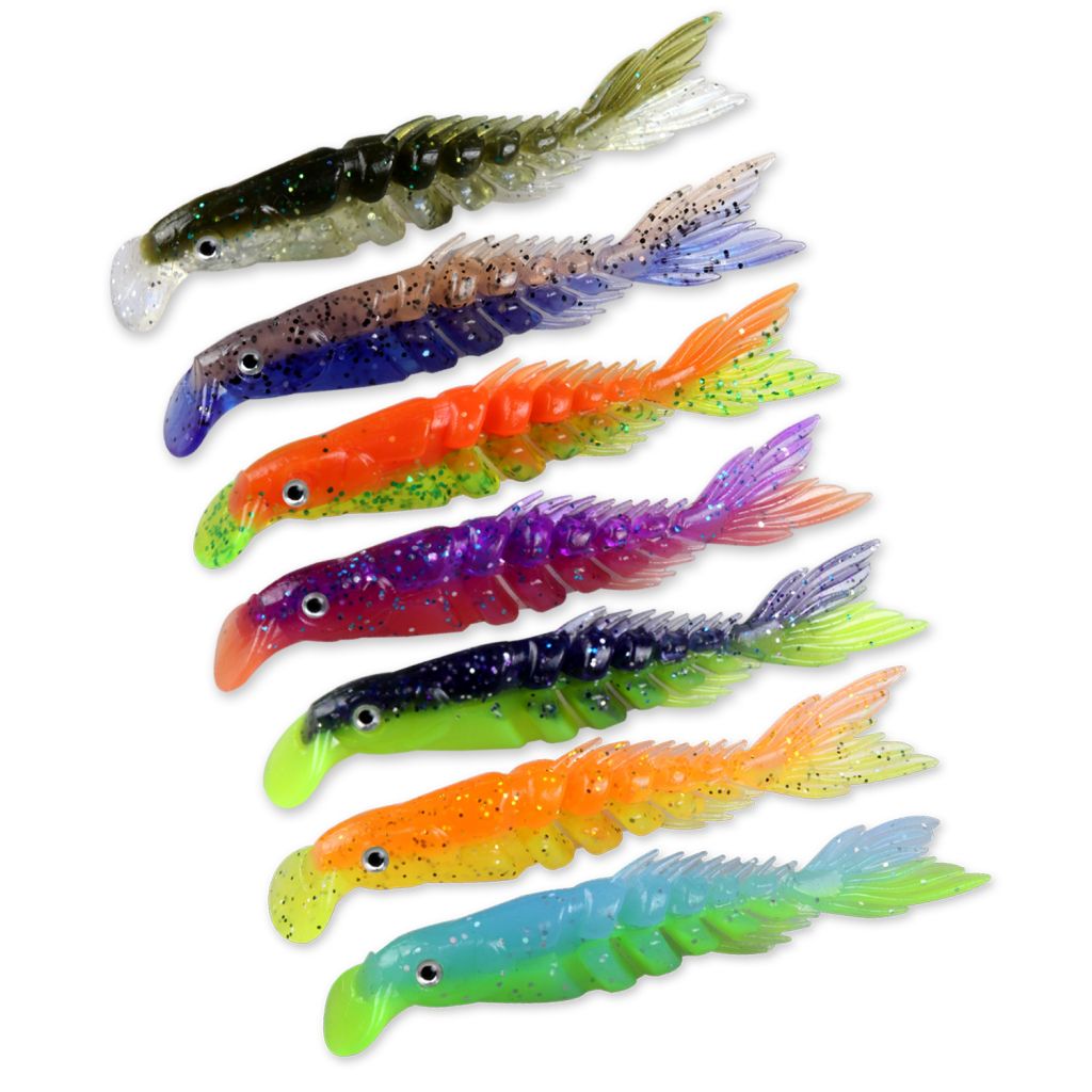 Fishing Lures Soft Lure Artificial Swimbait Worm with Lip Predator Tackle for Bass Tourt Panfish Crappied Rcokfish Stripes